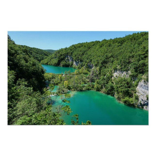 Poster Plitvice Lakes Croatia (Devant)