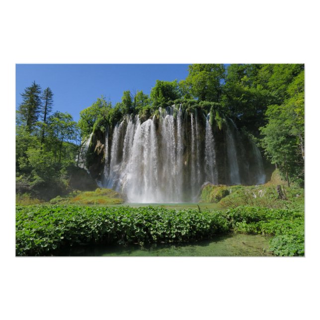 Poster Plitvice Lakes Croatia (Devant)