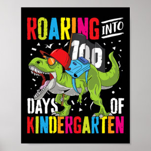 Poster Plongée Dans 100 Jours Jardin D'Enfants Amusants T