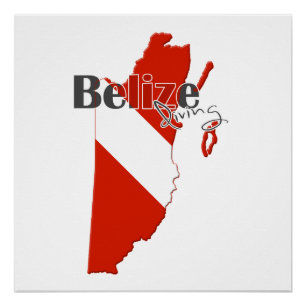 Poster Plongée de Belize