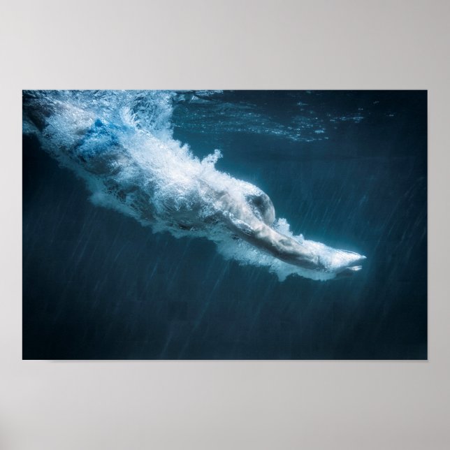 Poster plongeur (Devant)