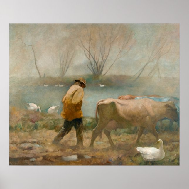 Poster Pluie d'avril par Newell Convers Wyeth (Devant)