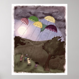 Poster Pluie Kites