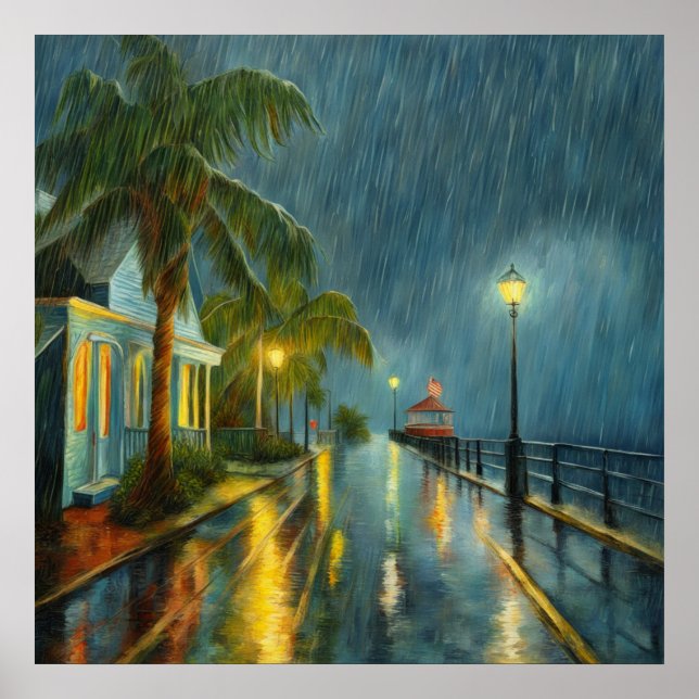 Poster Pluie occidentale clé - 3 - (Devant)