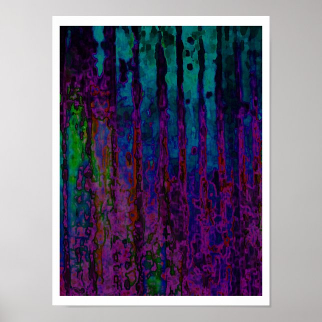 Poster Pluie violette ~ (Devant)