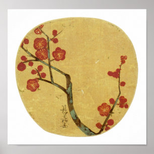 Poster Plum Blossoms, Ogata Korin Japanese Fine Art
