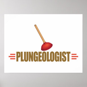 Poster Plumber humoristique