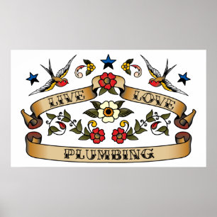Poster Plumbing Live Love