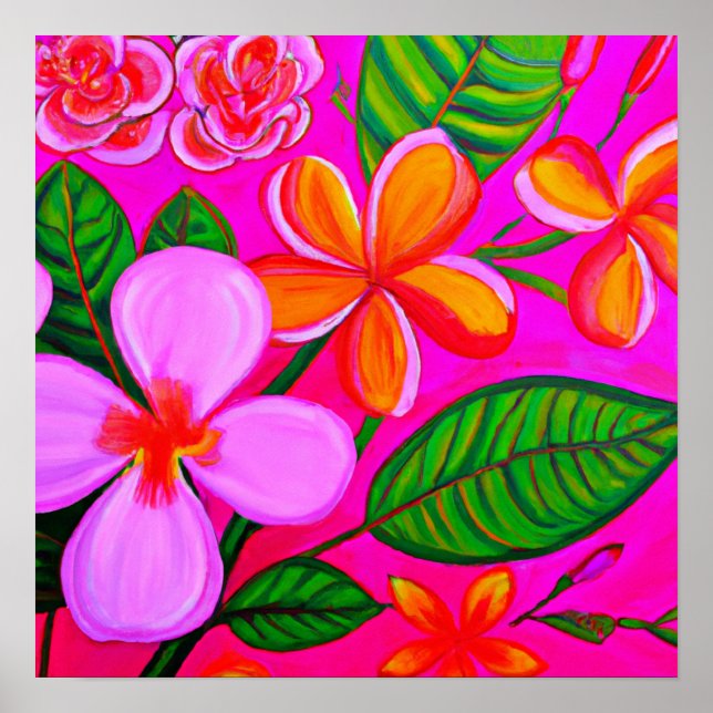 Poster Plumeria Punch (Devant)