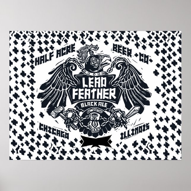 Poster Plumes de plomb Ale noire (Devant)