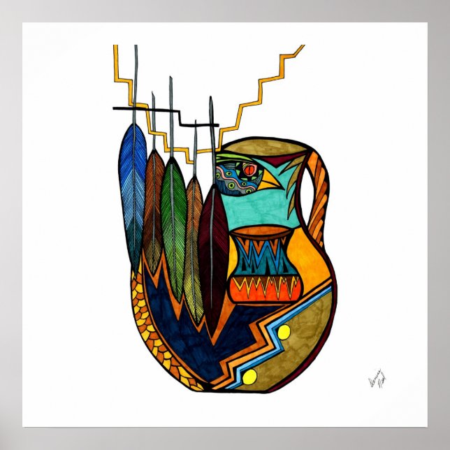 Poster Plumes & Pot Spirit Reproduction (Devant)