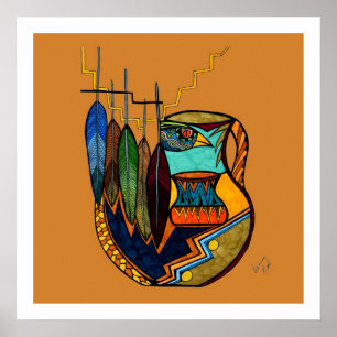 Poster Plumes & Pot Spirit Reproduction