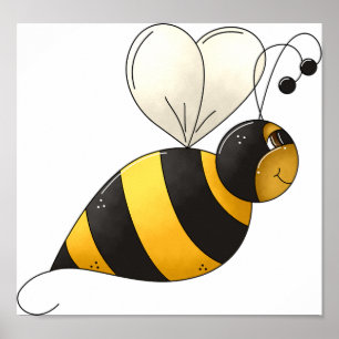 Poster Plump Bee