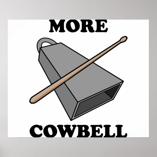 Poster Plus de Cowbell (Devant)