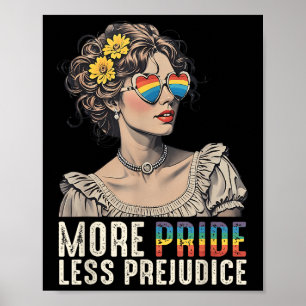 Poster Plus de fierté moins de préjugés Lgbt Queer Art Vi