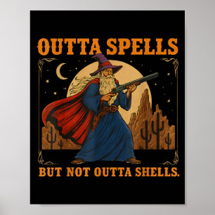Poster Plus de sorts mais pas sans coquilles Magicien Fan