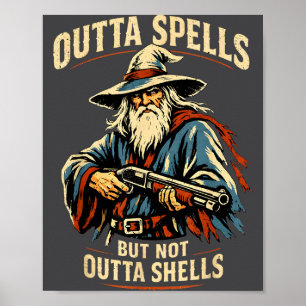 Poster Plus de sorts mais pas sans coquilles Magicien Fan
