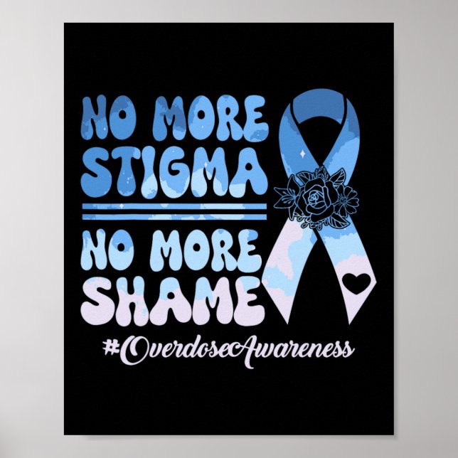 Poster Plus de stigmatisation, plus de honte Citation sur (Devant)