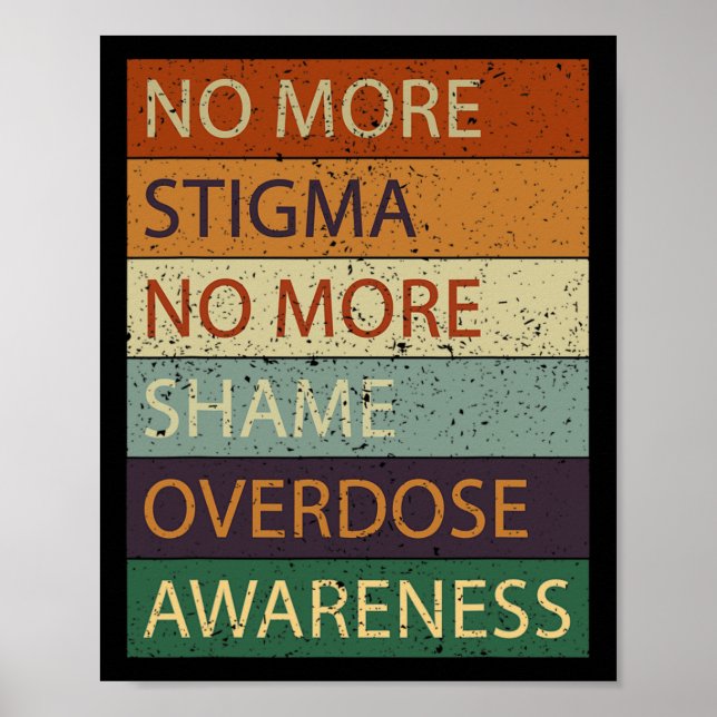 Poster Plus de stigmatisation Plus de sensibilisation à l (Devant)