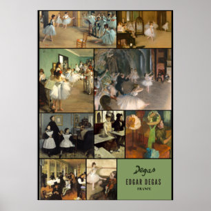 Poster Plus d'impressionnisme célèbre par Edgar Degas