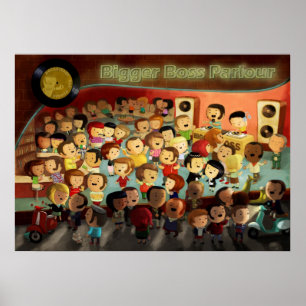 Poster Plus grand Boss Reggae Party