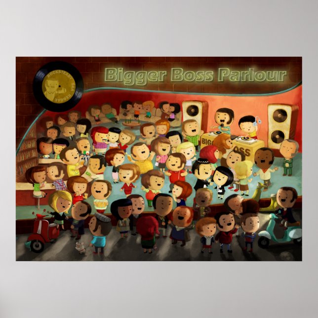 Poster Plus grand Boss Reggae Party (Devant)