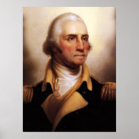 Poster plus grand George Washington Portrait