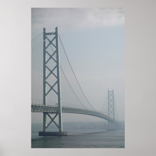 POSTER PLUS GRAND PONT DE SUSPENSION SUR TERRE (Devant)