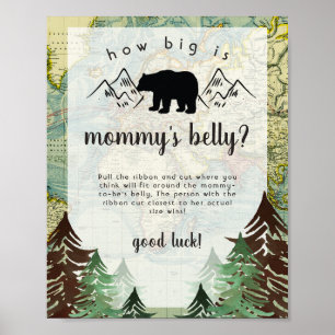 Poster Plus grande aventure vintage Carte baby shower Jeu