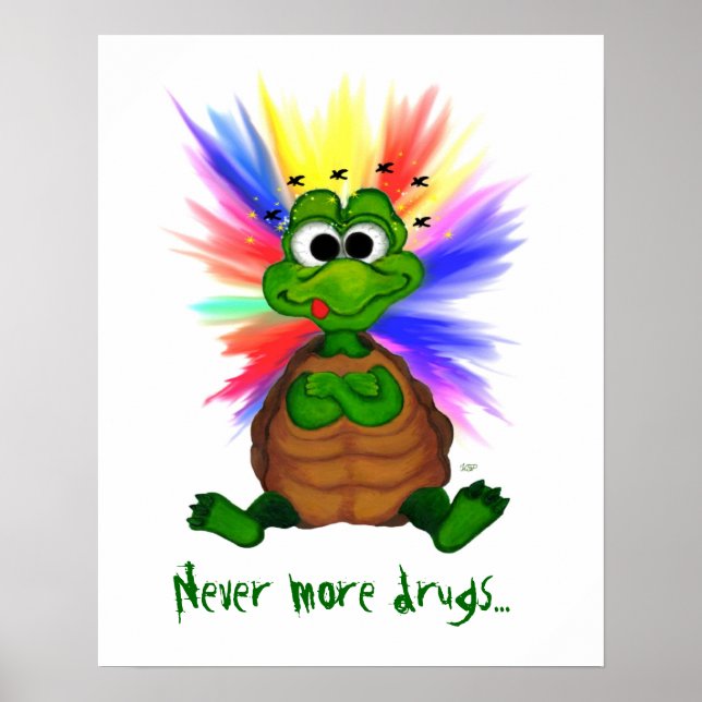 Poster Plus jamais de drogues... (Devant)