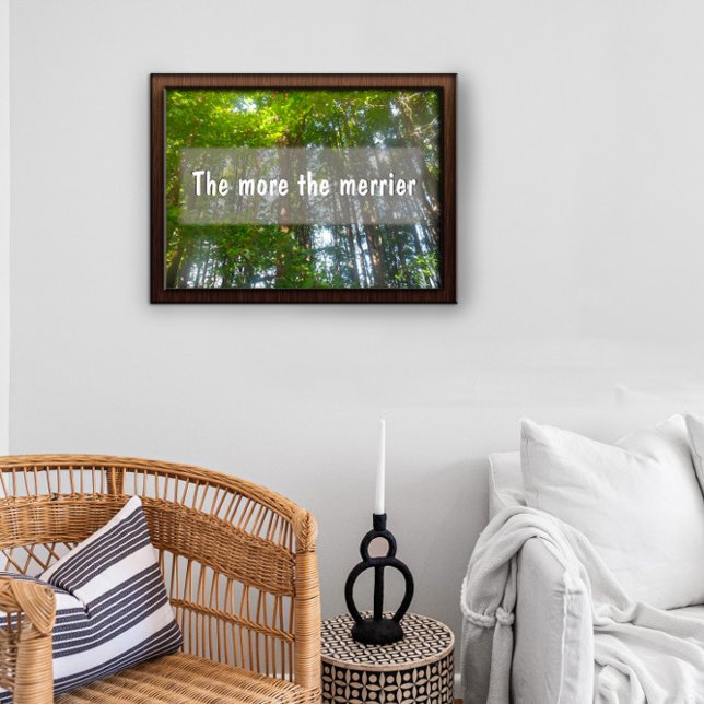 Poster Plus l'affiche du proverbe Inspirationnel est joye (Créateur téléchargé)