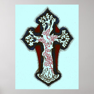 Poster Plus près de mon Dieu vers la Croix