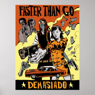 Poster Plus rapidement que disparaissent la copie/affiche