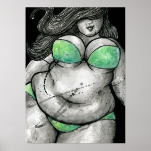 Poster Plus Size Beauty