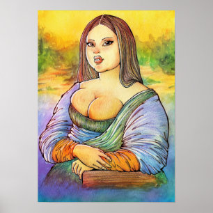 Poster Plus Size Monalisa