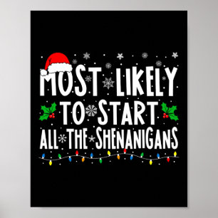 Poster Plus susceptible de déclencher les Shenanigans Fam