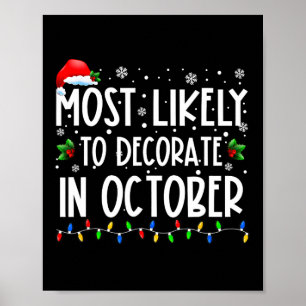 Poster Plus susceptible de décorer en octobre Amusante fa