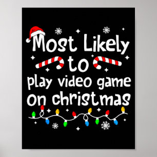 Poster Plus susceptible de jouer aux jeux vidéo lors du m