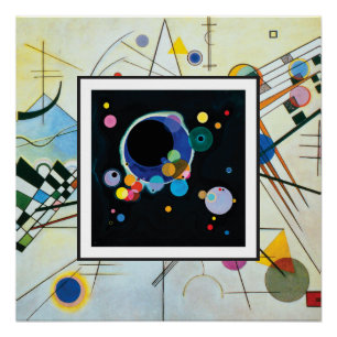 Poster Plusieurs cercles en composition VIII par