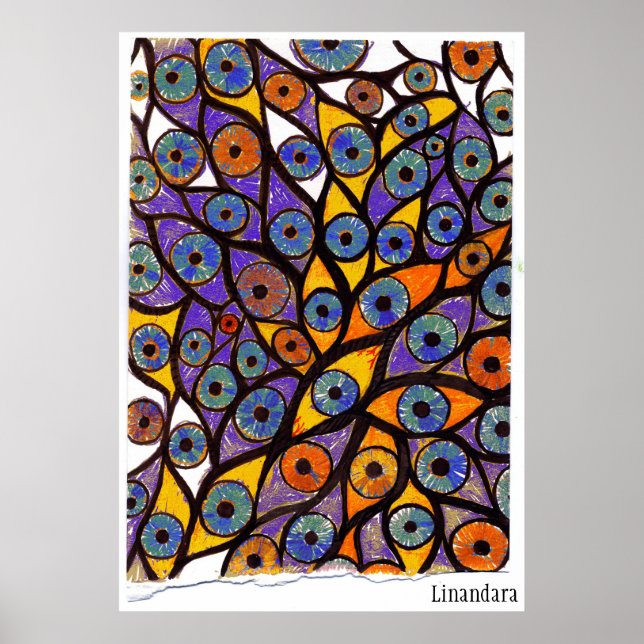 Poster Plusieurs yeux (Devant)