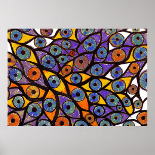 Poster Plusieurs yeux