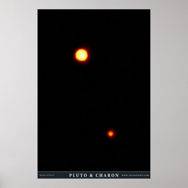 Poster Pluto et Charon (Devant)
