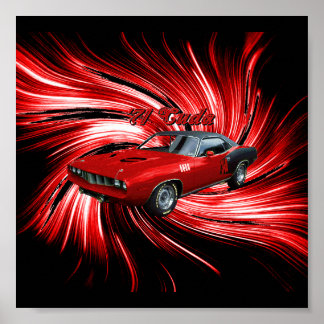 Poster Plymouth Cuda