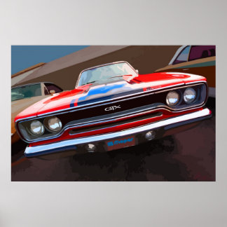 Poster Plymouth GTX 1970