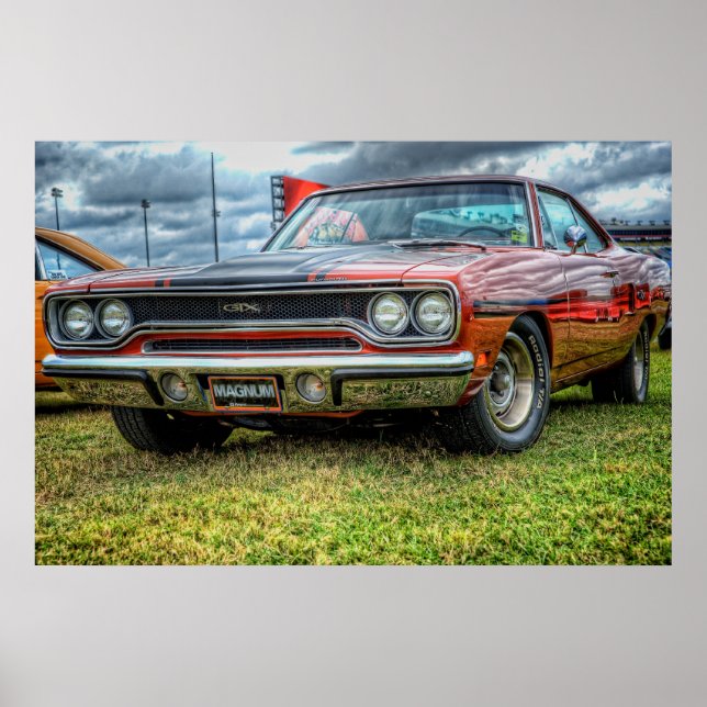 Poster Plymouth GTX 1970 (Devant)