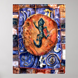 Poster PMACarlson Lizard II