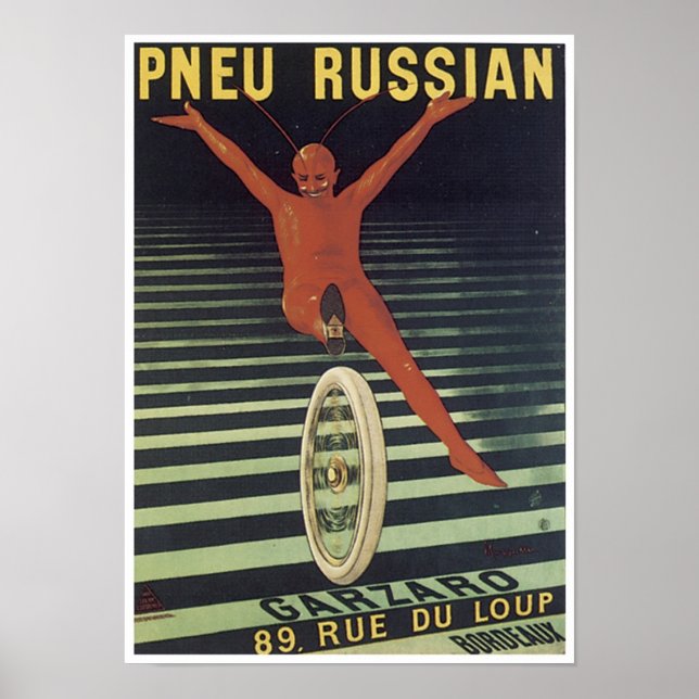 Poster Pneu Russe (Devant)