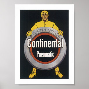 Poster Pneumatique continental