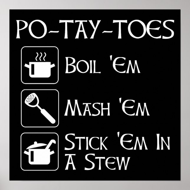 Poster Po-Tay-Toes (Devant)