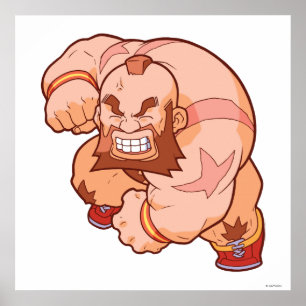 Poster Poche Fighter Zangief 2